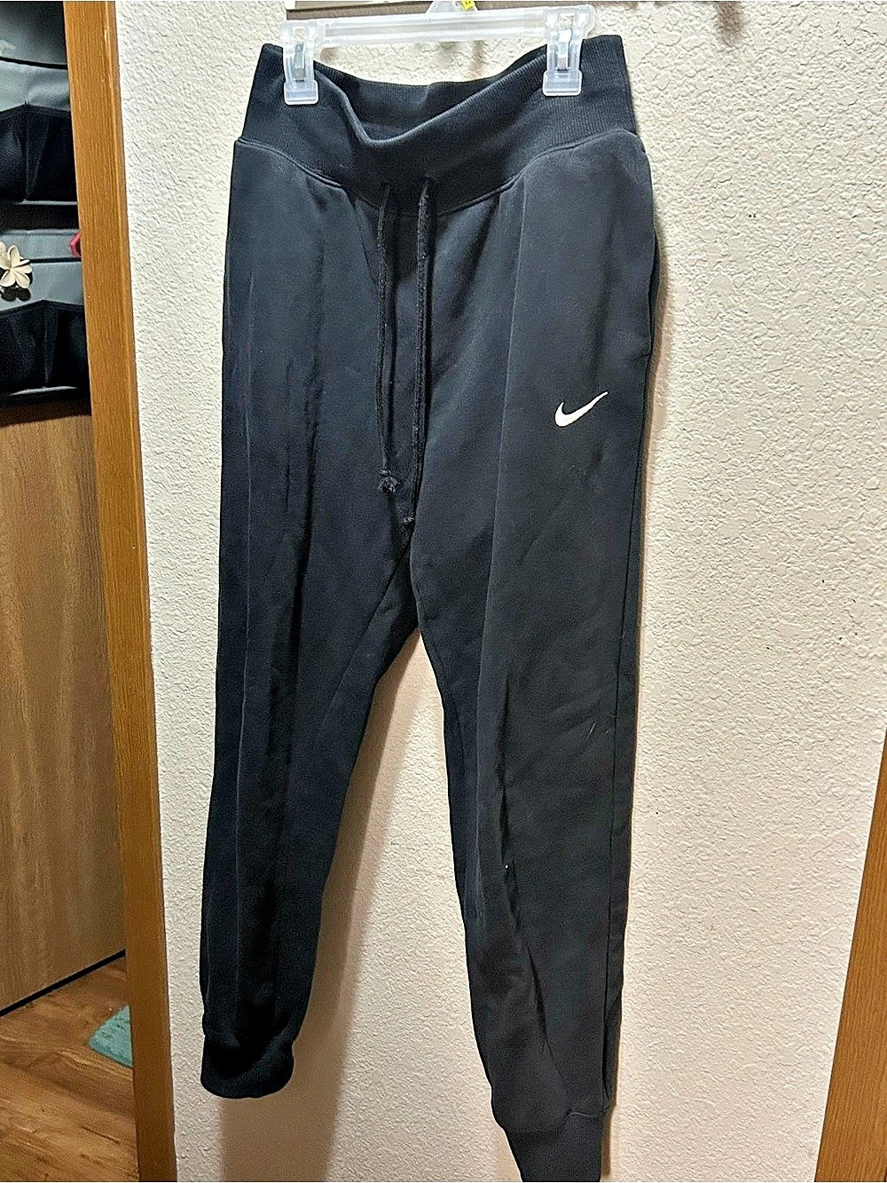 Nike Sportswear Phoenix Fleece High-Waisted Small Black Joggers
